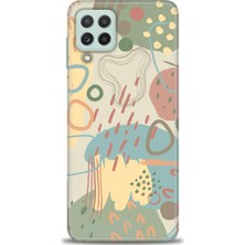 gmotp Samsung Galaxy M32 Kılıf Hd Baskılı - Renkli Tuval