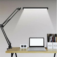 Enshall Masa Tutuculu Metal 3 Renk Modlu Katlanabilir LED Işık Masa Lambası
