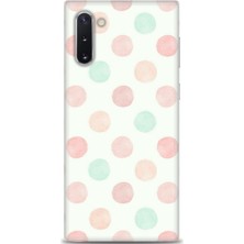 gmotp Samsung Galaxy Note 10 Kılıf Hd Baskılı - Blue Pink