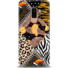 gmotp Samsung Galaxy S9 Plus Kılıf Hd Baskılı - Muz Papağan