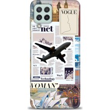 gmotp Samsung Galaxy M32 Kılıf Hd Baskılı - Net Woman