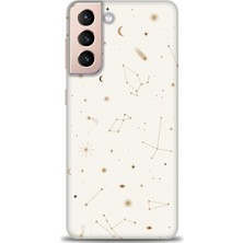 gmotp Samsung Galaxy S21 Kılıf Hd Baskılı - Yıldız Haritası