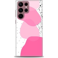 gmotp Samsung Galaxy S24 Ultra Kılıf Hd Baskılı - Pembe Beyaz Siyah