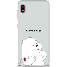 gmotp Samsung Galaxy A10 Kılıf Hd Baskılı - Excuse Me