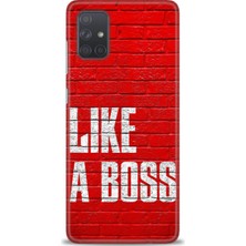 gmotp Samsung Galaxy A51 Kılıf Hd Baskılı - Like A Boss