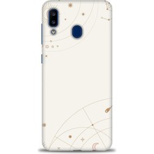 gmotp Samsung Galaxy A30 Kılıf Hd Baskılı - Yıldız Haritası