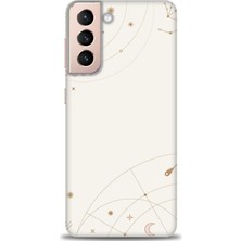 gmotp Samsung Galaxy S21 Kılıf Hd Baskılı - Yıldız Haritası