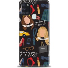 gmotp Samsung Galaxy A21S Kılıf Hd Baskılı - Selena