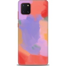 gmotp Samsung Galaxy A81 / Note 10 Lite Kılıf Hd Baskılı - Kırmızı