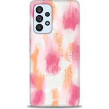 gmotp Samsung Galaxy A73 5g Kılıf Hd Baskılı - Pembe Palet