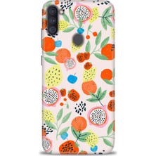 gmotp Samsung Galaxy M11 Kılıf Hd Baskılı - Ejder Meyvesi