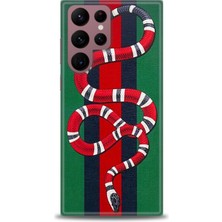 gmotp Samsung Galaxy S24 Ultra Kılıf Hd Baskılı - Yılan