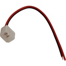 Dora Led  6X12MM Tek Yönlü Iğneli Neon Soketi Konnektör Kablo 12 Volt Besleme Fişi Fiş Aparatı (5 Adet)