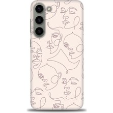 gmotp Samsung Galaxy S23 Kılıf Hd Baskılı - Kadın Silüeti