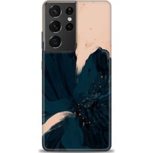 gmotp Samsung Galaxy S21 Ultra Kılıf Hd Baskılı - Renk Bulutu