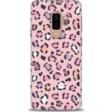 gmotp Samsung Galaxy S9 Plus Kılıf Hd Baskılı - Pembe Leopar