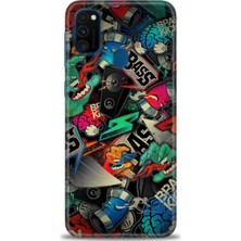gmotp Samsung Galaxy M30S Kılıf Hd Baskılı - Bass