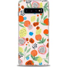 gmotp Samsung Galaxy S10 Kılıf Hd Baskılı - Ejder Meyvesi