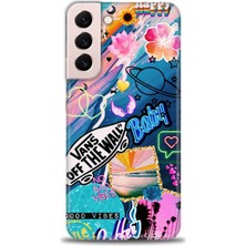 gmotp Samsung Galaxy S22 Plus Kılıf Hd Baskılı - Happy Vans