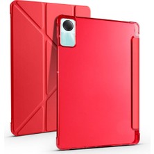 Coolacs Xiaomi Redmi Pad Se Uyumlu Kılıf 3 Farklı Stand Kalemlikli Tri Folding Tablet Kılıfı