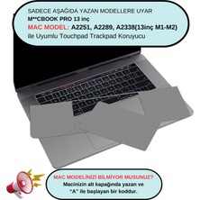 McStorey Macbook Pro Sticker Guard 13inç M1-M2 Touchpad Trackpad Koruyucu A2251 A2289 A2338 Uyumlu