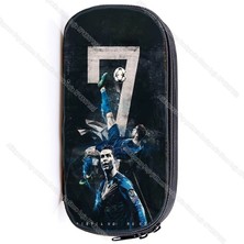 Qiuming Shop No.8 Stili Cristiano Ronald Büyük Kapasiteli Kalem Kutusu Cr7 Sevimli Kız Su Geçirmez Kalem Kutusu Kırtasiye Okula Geri Kalem Depolama (Yurt Dışından)