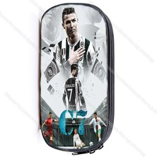 Qiuming Shop No.8 Stili Cristiano Ronald Büyük Kapasiteli Kalem Kutusu Cr7 Sevimli Kız Su Geçirmez Kalem Kutusu Kırtasiye Okula Geri Kalem Depolama (Yurt Dışından)