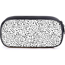 Qiuming Shop QBBPIANO04 Stili Elegent Müzik Notu Piyano Gitar Kozmetik Çantası Kalemlik Kadın Makyaj Çantası Çocuklar Kalem Kutusu Kız Kırtasiye Çantaları Okul Malzemeleri (Yurt Dışından)