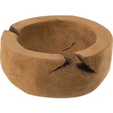 Laromita Decoration Yuvarlak Teak Kase