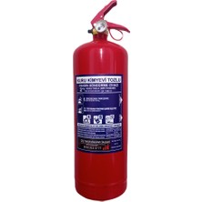 Full Fire 2.kg Abc Kuru Kimyevi Tozlu Yangın Söndürme Cihazı