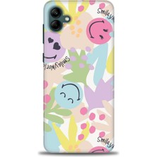 gmotp Samsung Galaxy A04 Kılıf Hd Baskılı - Smiley World