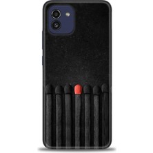 gmotp Samsung Galaxy A03 Kılıf Hd Baskılı - Kibrit Çöpleri