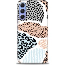 gmotp Samsung Galaxy A24 Kılıf Hd Baskılı - Benekli Renkler