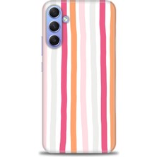 gmotp Samsung Galaxy S25 Plus Kılıf Hd Baskılı - Pembe Çubuklar