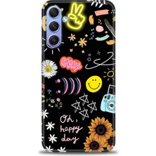 gmotp Samsung Galaxy S24 Fe Kılıf Hd Baskılı - Happy Day