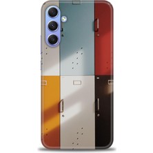 gmotp Samsung Galaxy A34 Kılıf Hd Baskılı - Renkli Kapılar