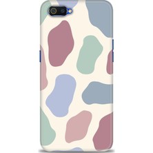 gmotp Realme C2 Kılıf Hd Baskılı - Renkli Benek