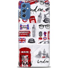gmotp Samsung Galaxy M52 5g Kılıf Hd Baskılı - London Set