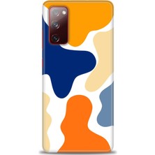 gmotp Samsung Galaxy S20 Fe Kılıf Hd Baskılı - Turuncu Lekeler
