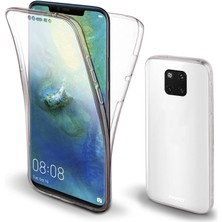 Prolysus Huawei Mate 20 Pro 360 Derece Kılıf Full Tam Koruma Ön Arka Şeffaf Kılıf