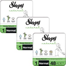 Sleepy Natural Ultra Hassas Hijyenik Ped Mega Fırsat Paketi Normal 144 Adet