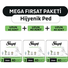 Sleepy Natural Ultra Hassas Hijyenik Ped Mega Fırsat Paketi Uzun 120 Adet