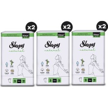 Sleepy Natural Ultra Hassas Hijyenik Ped Mega Fırsat Paketi Gece 108 Adet