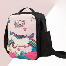 Peace Çocuk Öğle Yemeği Crossbody Unicorn Öğle Yemeği Çanta (Yurt Dışından)