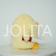 Jolita 28 cm Bıçaklı Ördek Peluş Küçük Sarı Ördek Oyunu Bebek Peluş Oyuncak (Yurt Dışından)