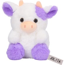 Jolita 20CM Belle Çilek Inek Sevimli Çilek Inek Bebek Peluş Oyuncak (Yurt Dışından)