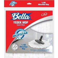 Bella Moppi Temizlik Seti Yedek Sap + Mop Aparatı + Yedek Mop