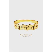 Jewel Geçme Papyon Model Gold Altın Kaplama Kelepçeli