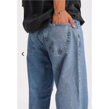 Erkekler için Viking's Line Buz Mavi Baggy Pantolon Konforlu ve Şık Tasarım