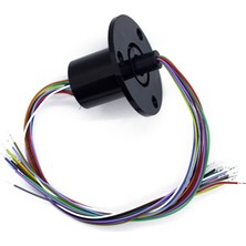 Adafruit Flanşlı Slip Ring - Rotary Konnektör 22MM Çap 12’li - 240V 2A